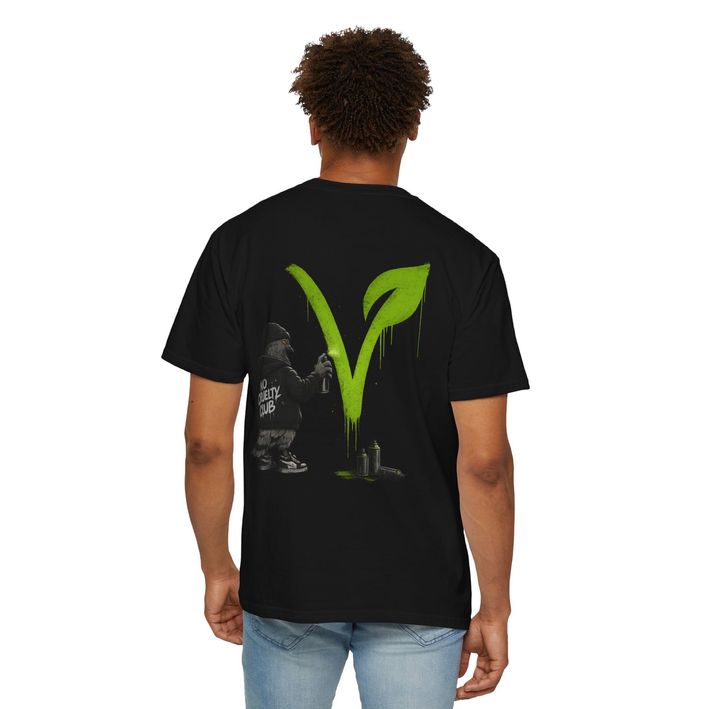 No Cruelty Club Vegan T‑Shirt — Eco Street Art Graphic Tee