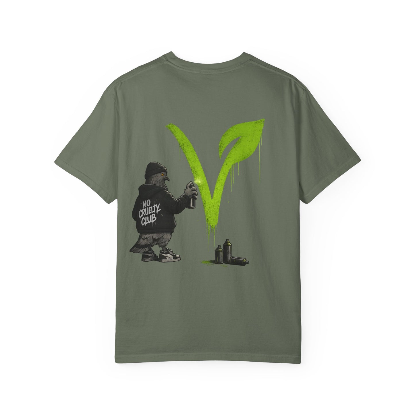 No Cruelty Club Vegan T‑Shirt — Eco Street Art Graphic Tee