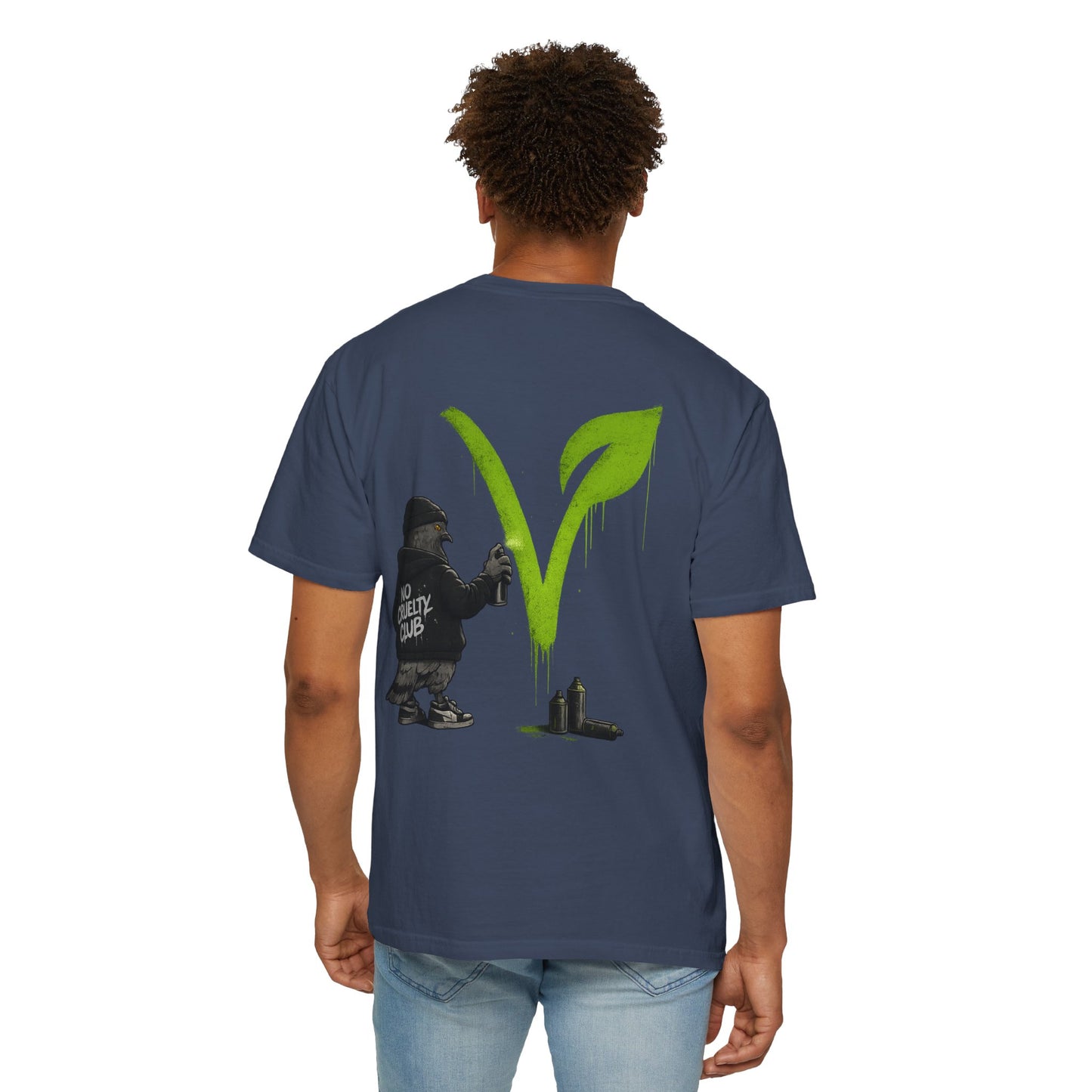 No Cruelty Club Vegan T‑Shirt — Eco Street Art Graphic Tee