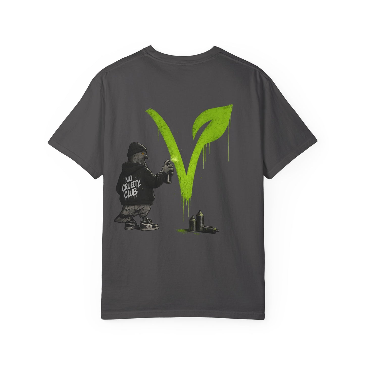 No Cruelty Club Vegan T‑Shirt — Eco Street Art Graphic Tee