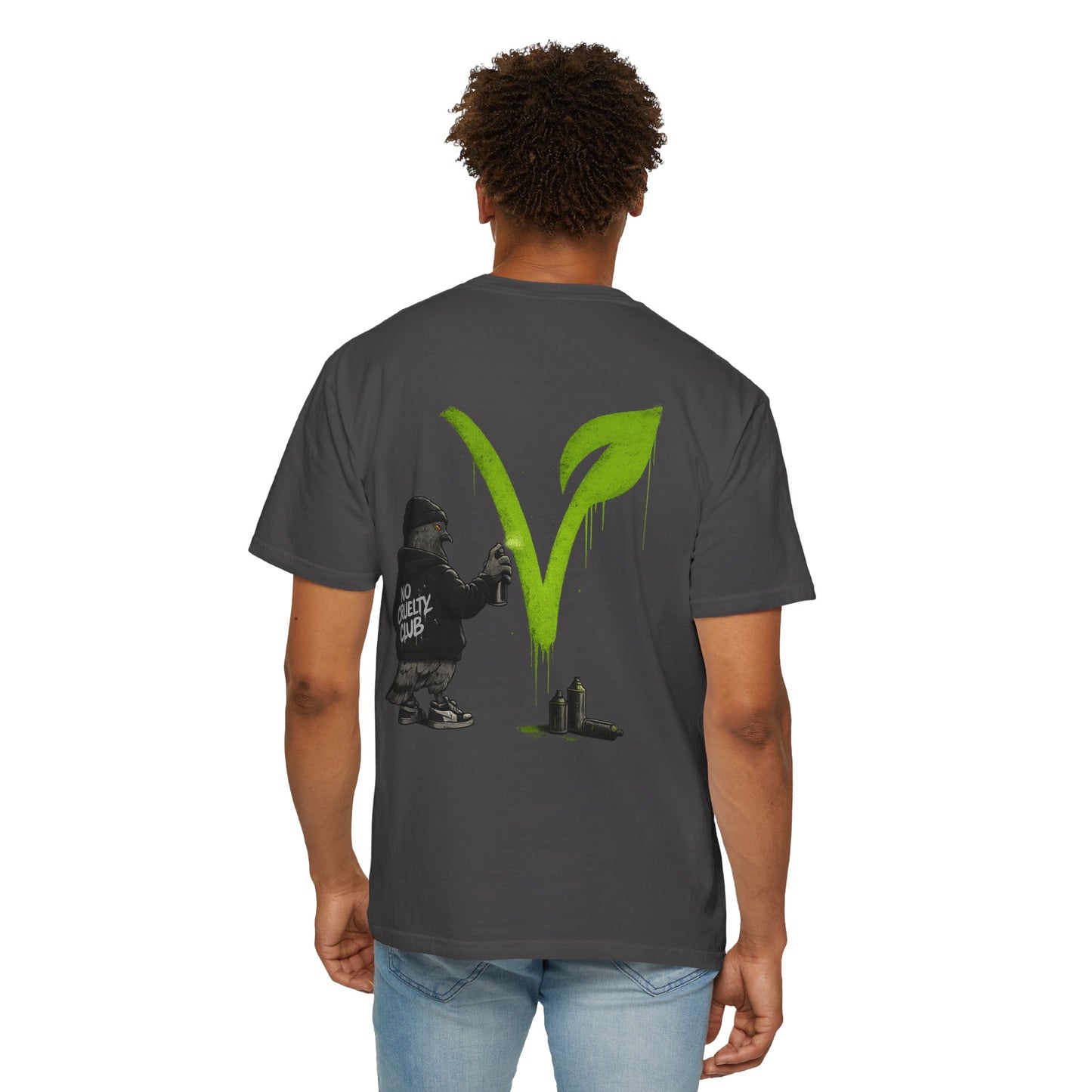 No Cruelty Club Vegan T‑Shirt — Eco Street Art Graphic Tee