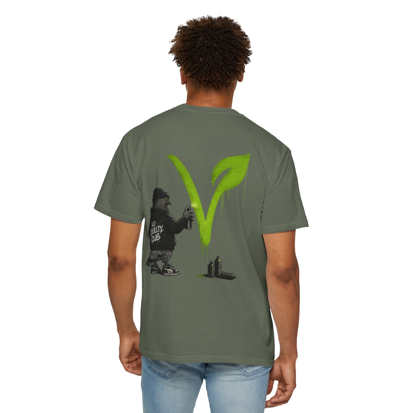 No Cruelty Club Vegan T‑Shirt — Eco Street Art Graphic Tee